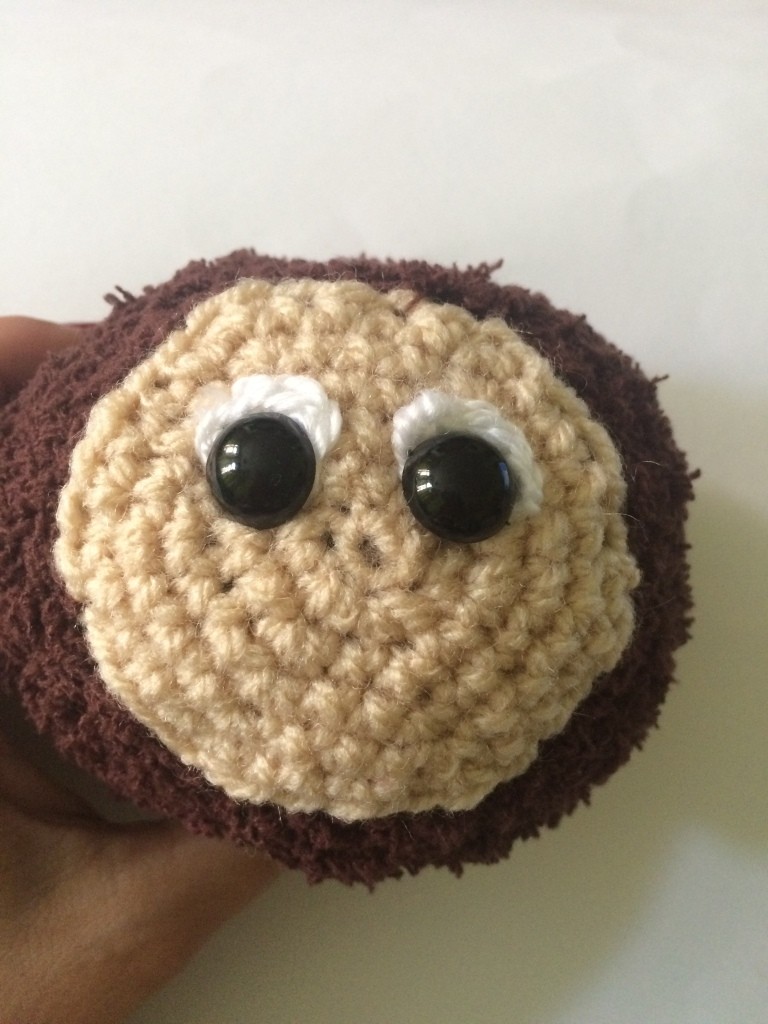 Blog-Inhaltsbild für 'Kostenlose Häkelanleitung - Kleiner Affe'