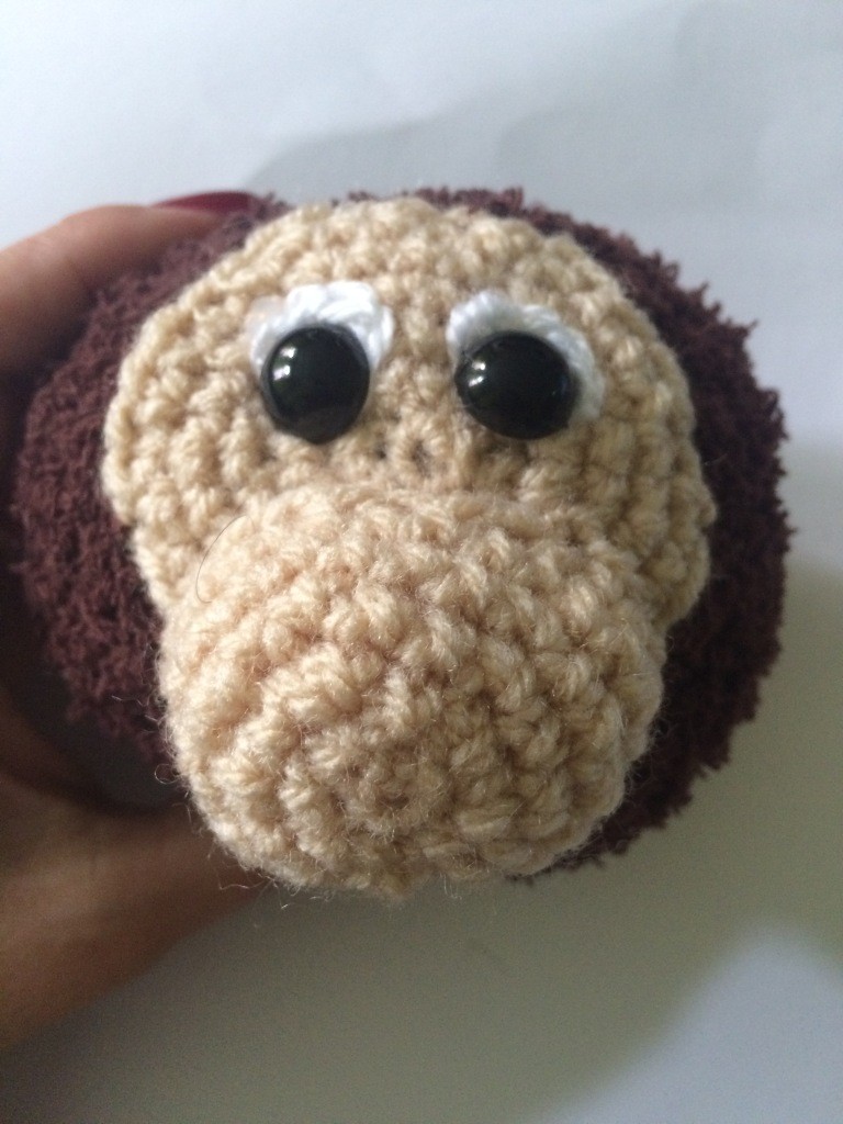 Blog-Inhaltsbild für 'Kostenlose Häkelanleitung - Kleiner Affe'