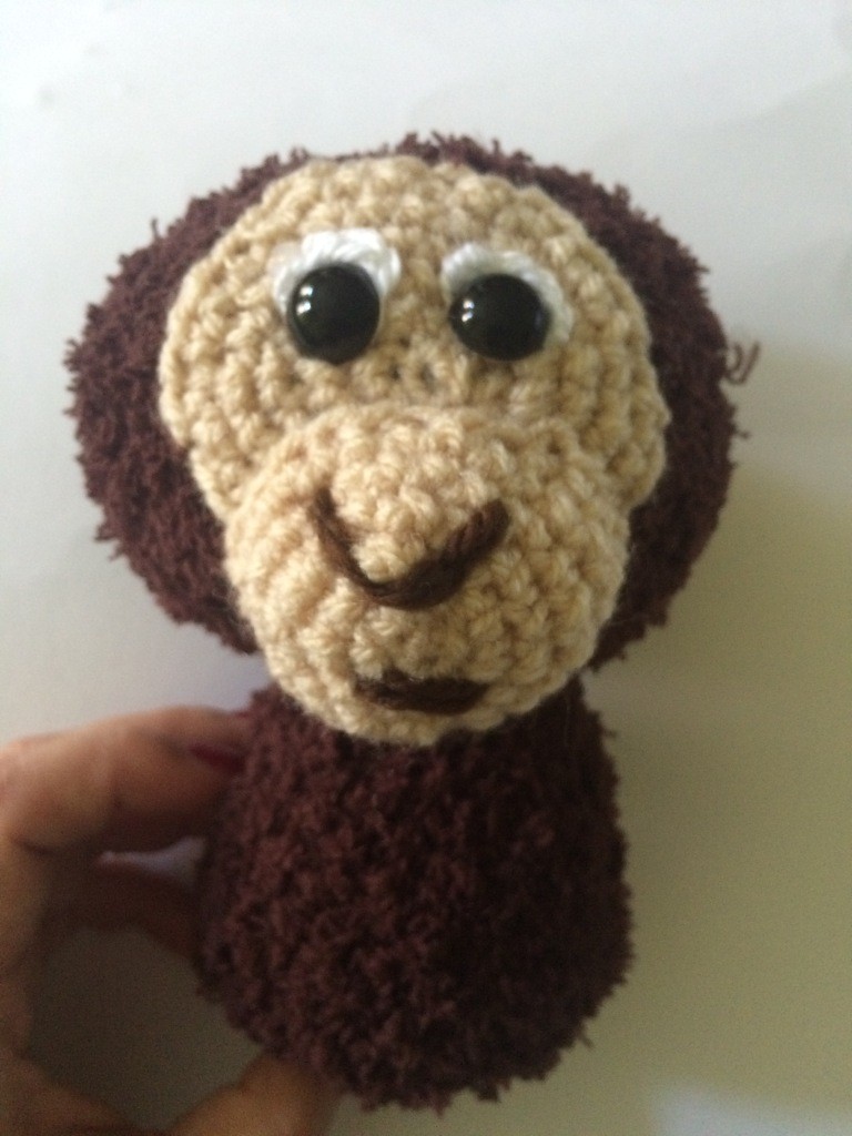 Blog-Inhaltsbild für 'Kostenlose Häkelanleitung - Kleiner Affe'