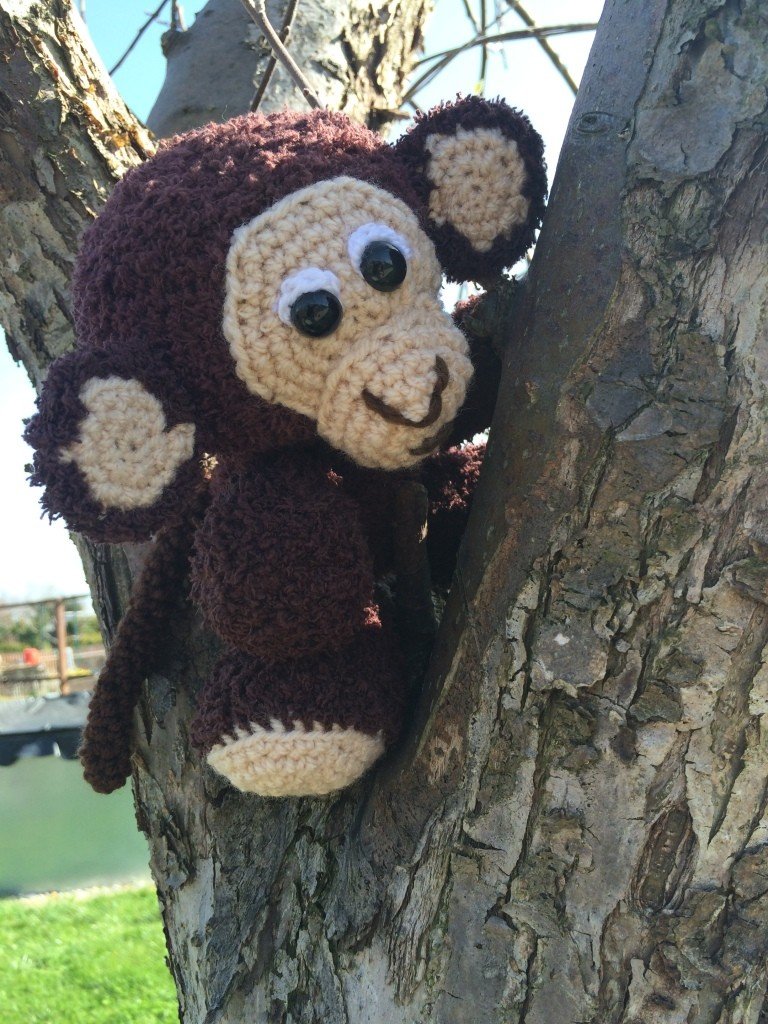 Blog-Inhaltsbild für 'Kostenlose Häkelanleitung - Kleiner Affe'