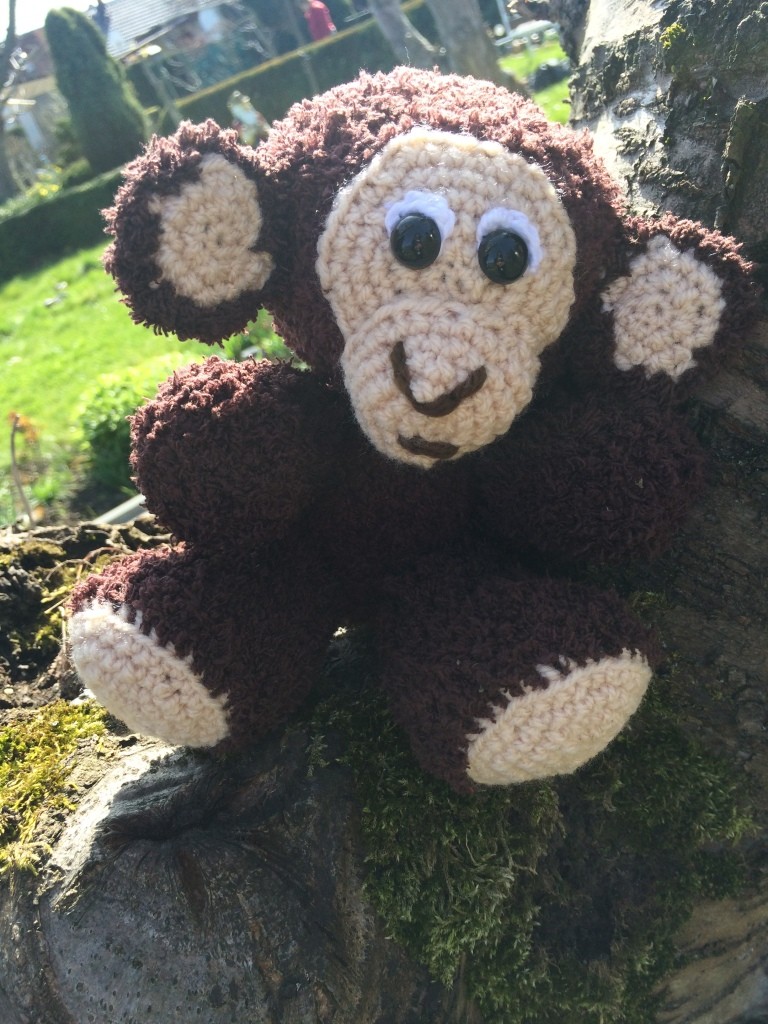 Blog-Inhaltsbild für 'Kostenlose Häkelanleitung - Kleiner Affe'