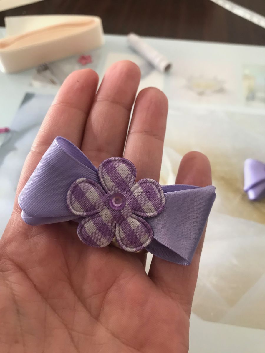 Blog-Inhaltsbild für 'Satinschleifen *1 Haarspangen Bastelanleitung'