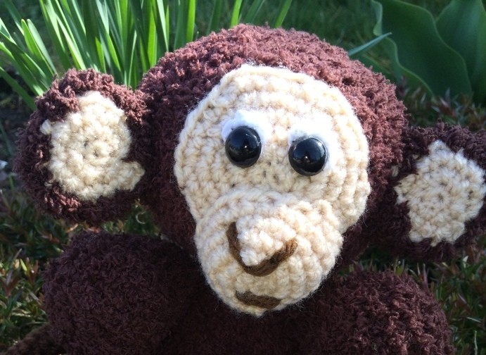 Blog-Inhaltsbild für 'Kostenlose Häkelanleitung - Kleiner Affe'