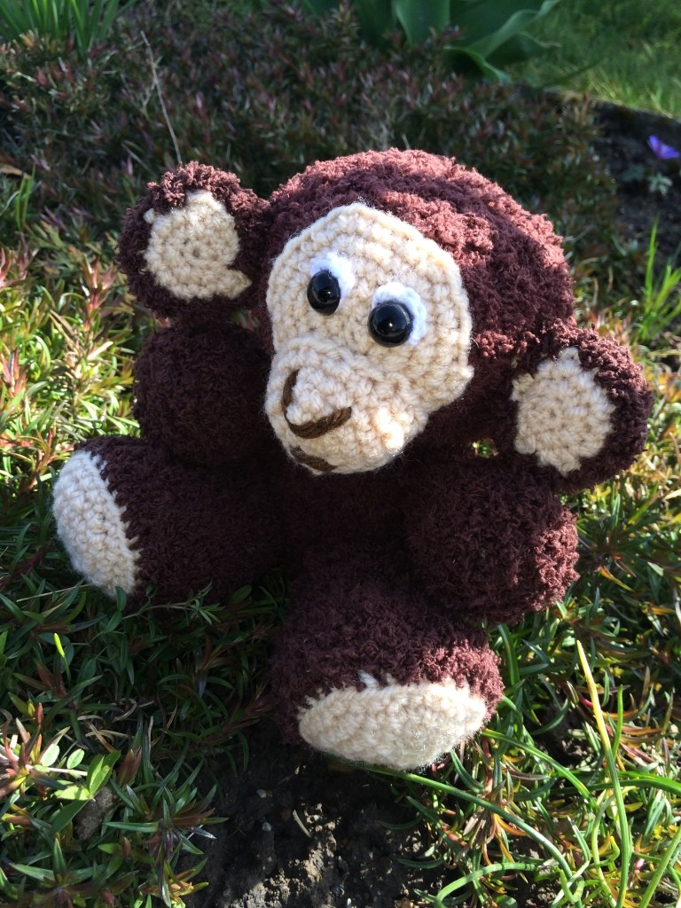 Blog-Inhaltsbild für 'Kostenlose Häkelanleitung - Kleiner Affe'