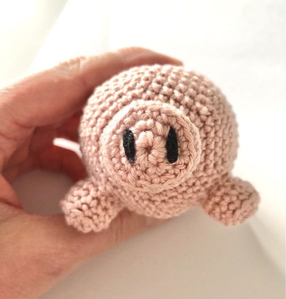 Blog-Inhaltsbild für 'Kostenlose Häkelanleitung Schwein'