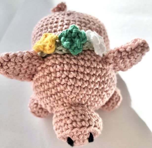 Blog-Inhaltsbild für 'Kostenlose Häkelanleitung Schwein'