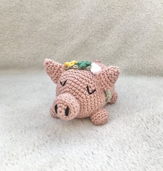 Blog-Inhaltsbild für 'Kostenlose Häkelanleitung Schwein'