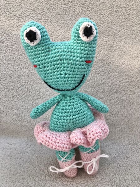 Blog-Inhaltsbild für 'Kostenlose Häkelanleitung Frosch'