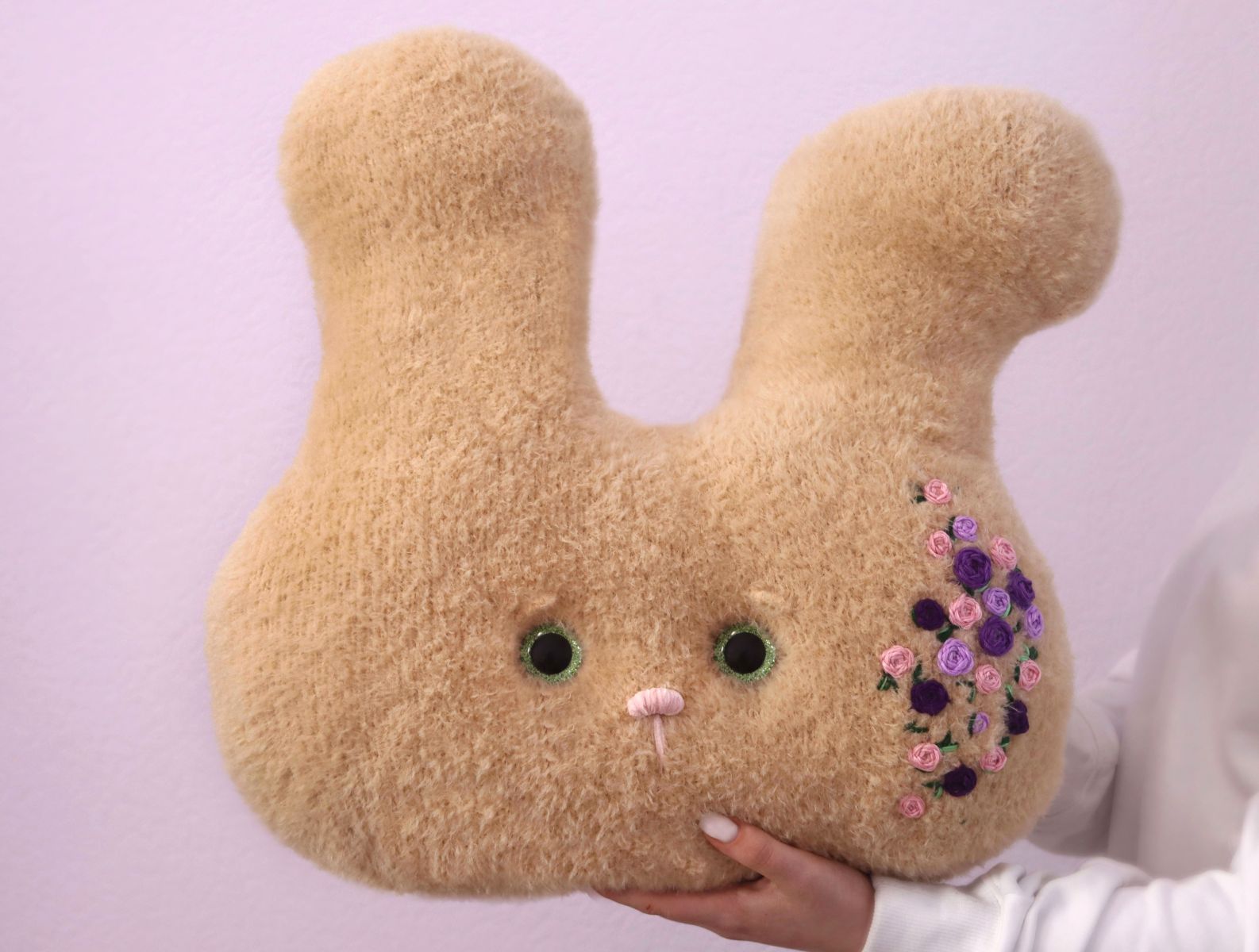 Blog content image for 'Bunny Cushion – Knitting Pattern'