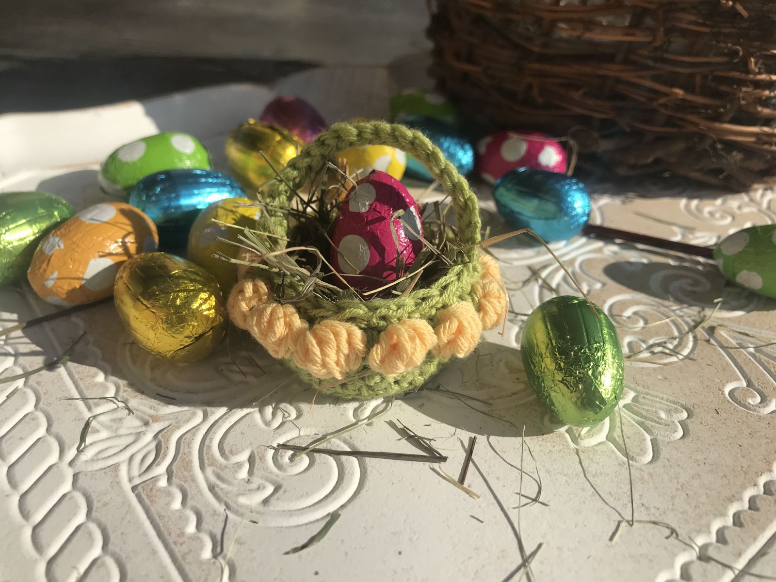 Blog-Inhaltsbild für 'Give away Körbchen Ostern'