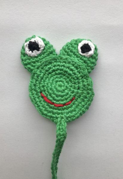 Blog-Inhaltsbild für 'Häkelanleitung Lesezeichen Bär und Frosch'