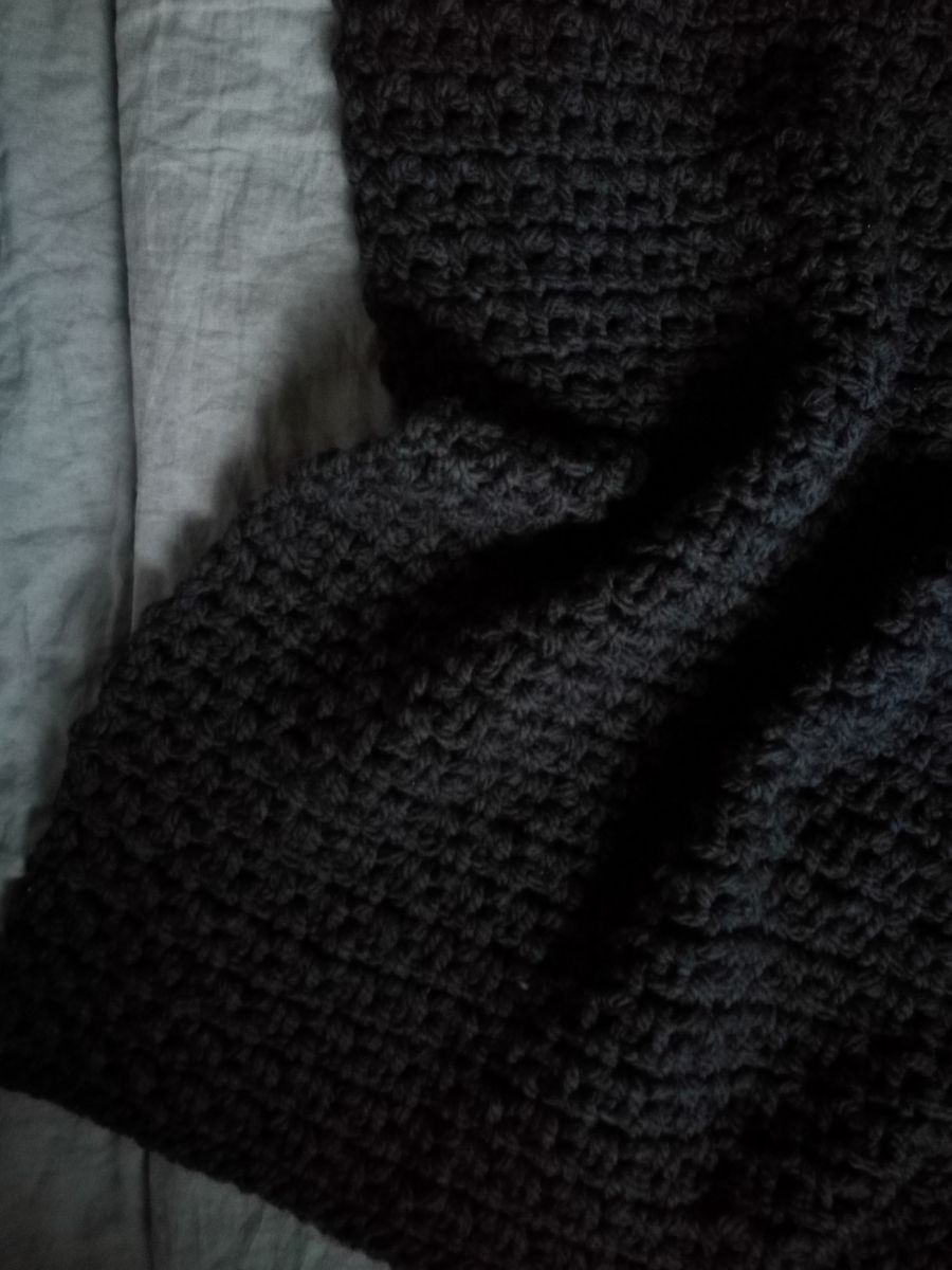 Cosy Blanket - Schwarze Kuschel Decke