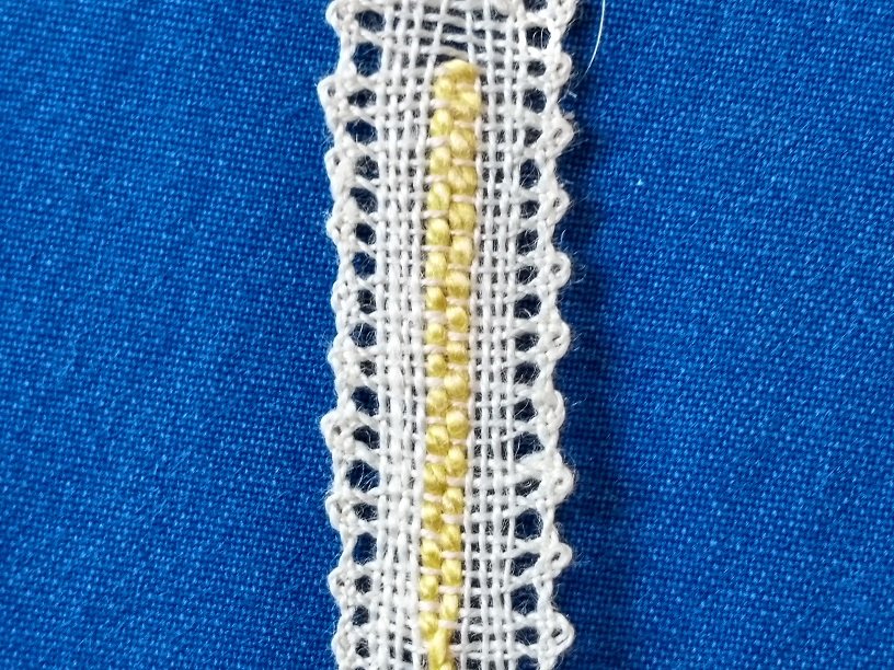 Blog-Inhaltsbild für 'Konturfäden in Bänder einlegen'