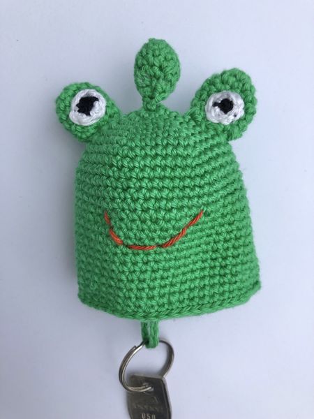 Blog-Inhaltsbild für 'Häkelanleitung Schlüsselfrosch'