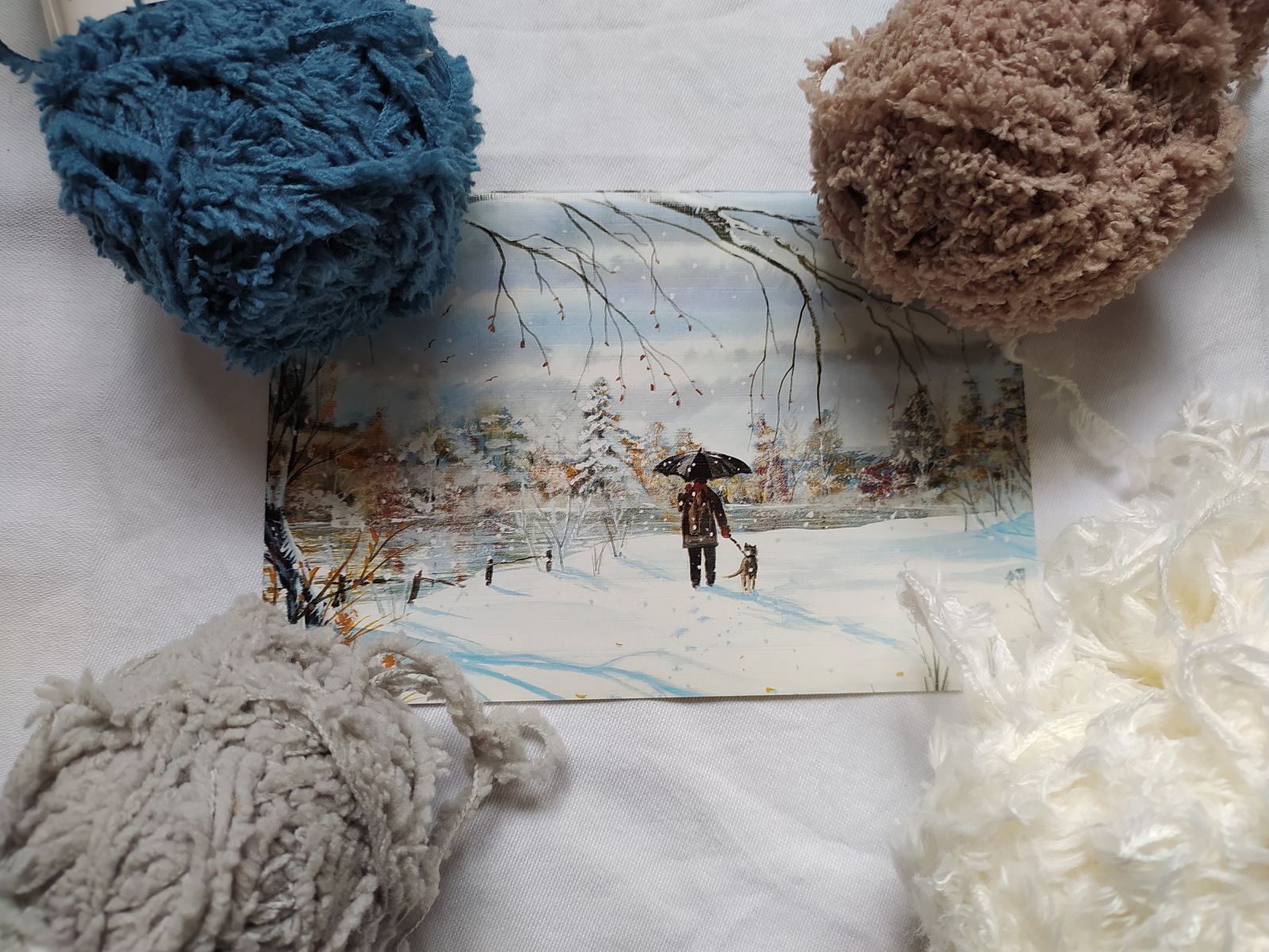 Blog-Inhaltsbild für 'Kostenlose Häkel- und Bastelanleitung für das Umhäkeln von Bilder / Postkarten'