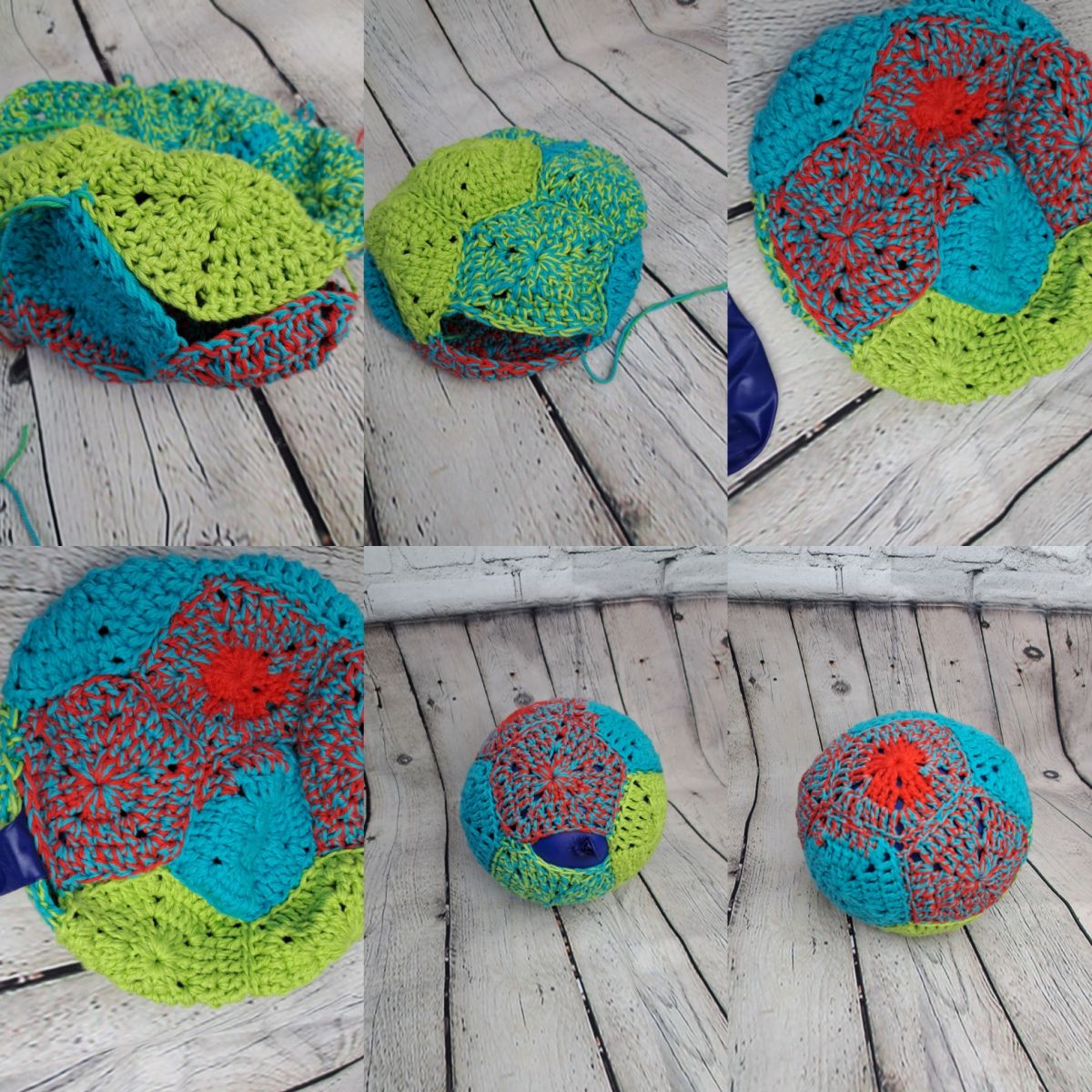 Blog-Inhaltsbild für 'Gehäkelter Spielball / Ballon Hülle'