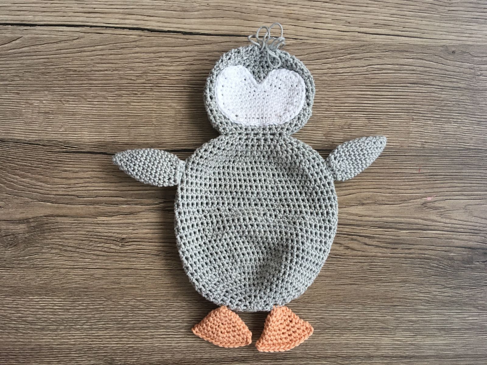 Blog-Inhaltsbild für 'Schmusepinguin, kostenlose Häkelanleitung'