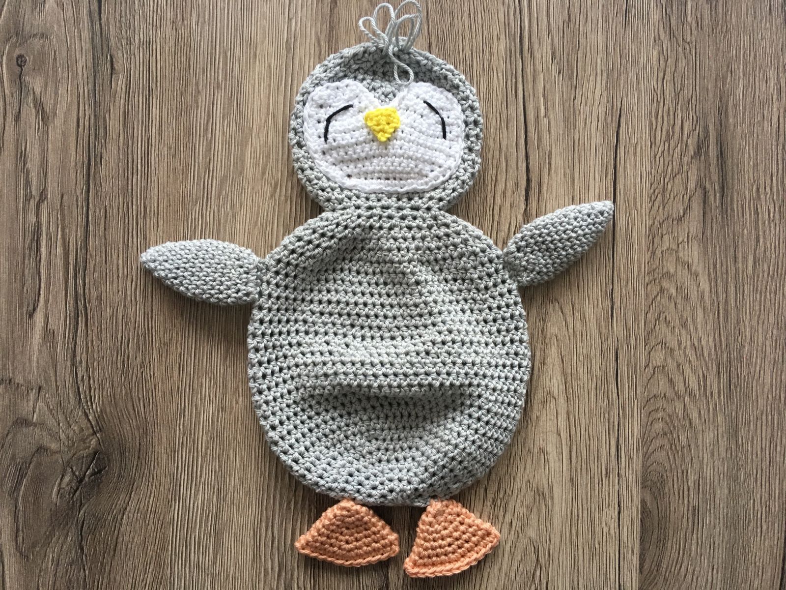 Blog-Inhaltsbild für 'Schmusepinguin, kostenlose Häkelanleitung'