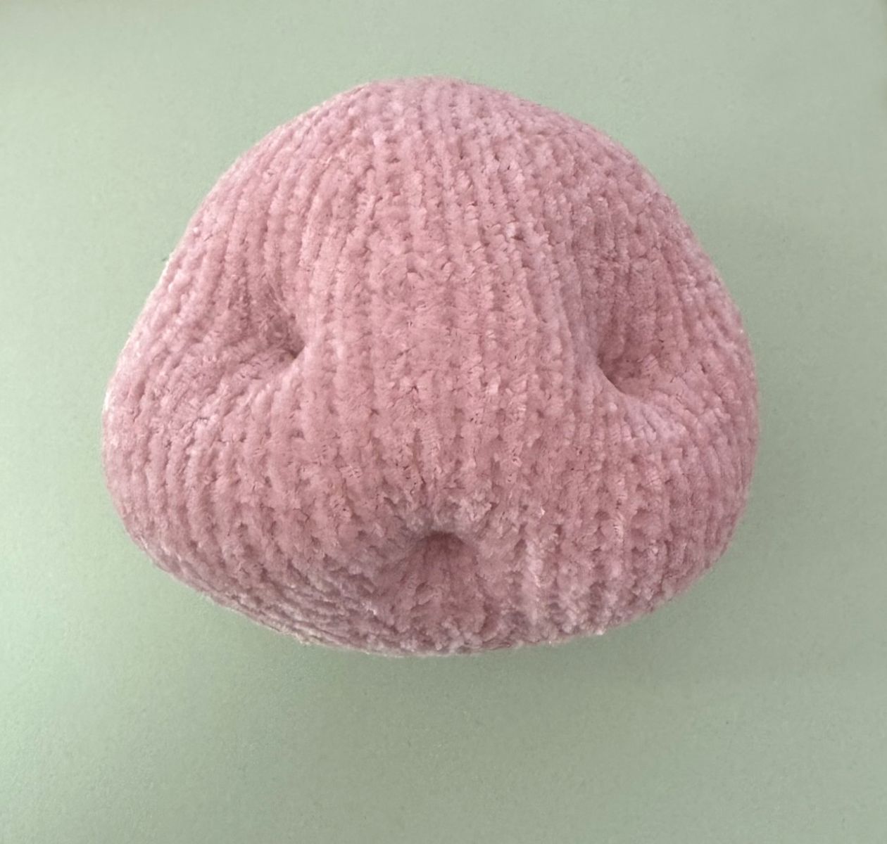 Blog content image for 'A fluffy little baby in a cozy deer, knitted.'