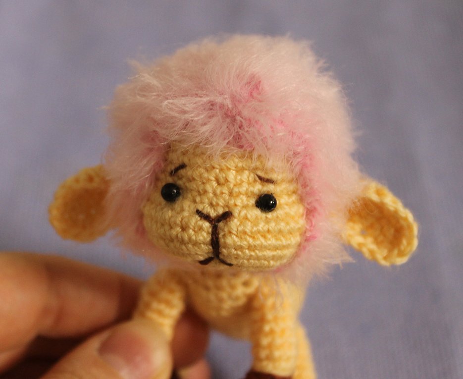 Blog-Inhaltsbild für 'Ein Schaf aus Garnknäuel'