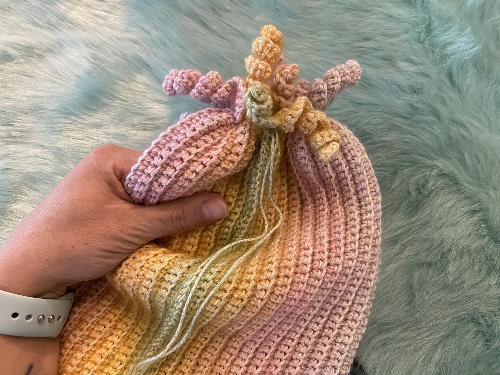 Blog-Inhaltsbild für '2 in 1 Häkelanleitung für super süsse Mütze bzw. Kragenschal'