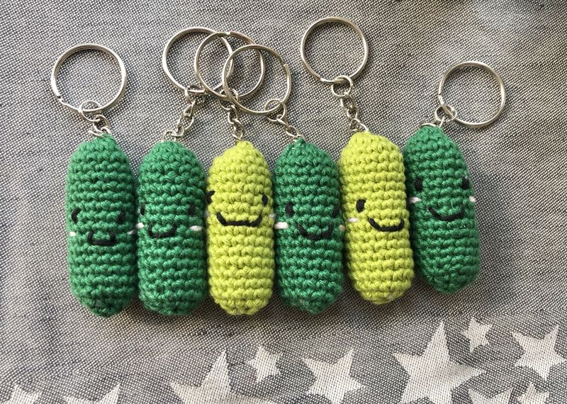 Blog-Inhaltsbild für 'Gurken Schlüsselanhänger'