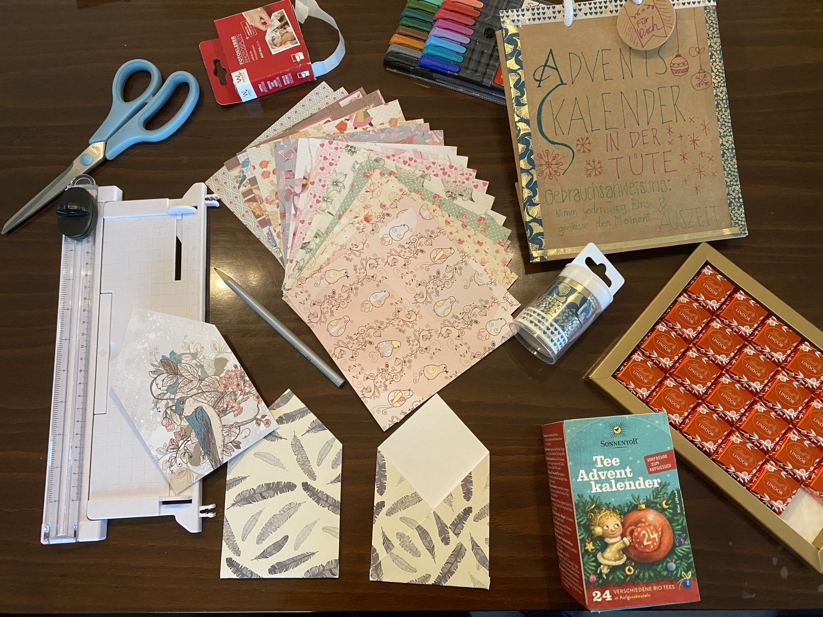Blog-Inhaltsbild für 'Bastelidee für Adventskalender'