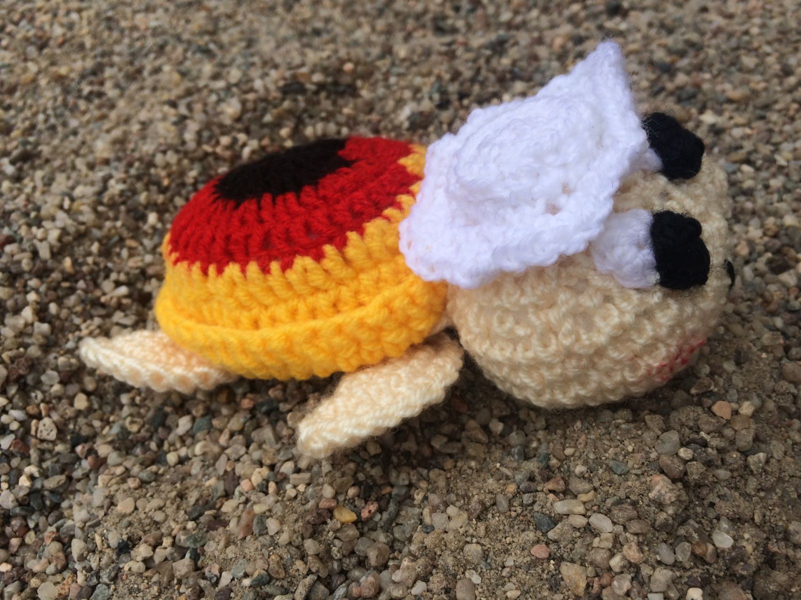 Blog-Inhaltsbild für 'Kostenlose Häkelanleitung - Kleine Fan-Schildkröte'