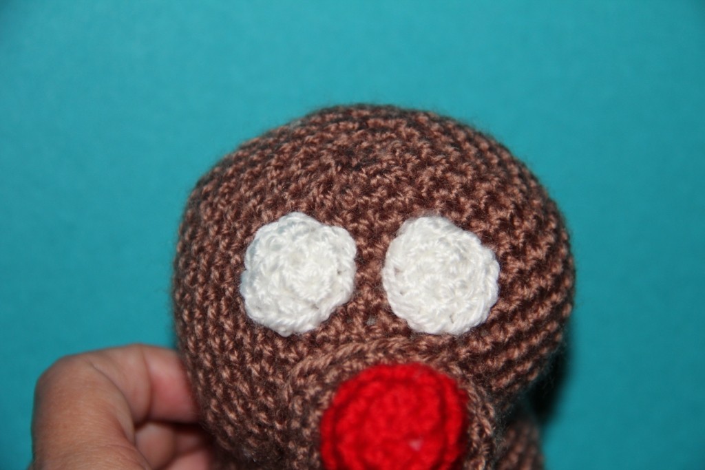 Blog-Inhaltsbild für 'Kostenlose Häkelanleitung - Rentier Rudi'