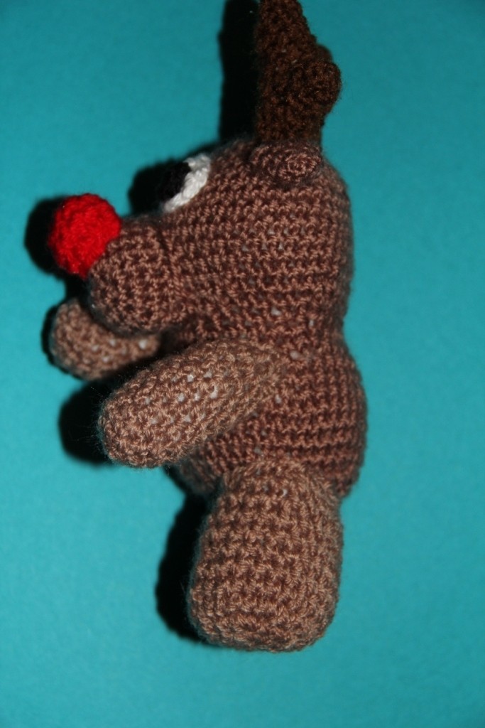 Blog-Inhaltsbild für 'Kostenlose Häkelanleitung - Rentier Rudi'