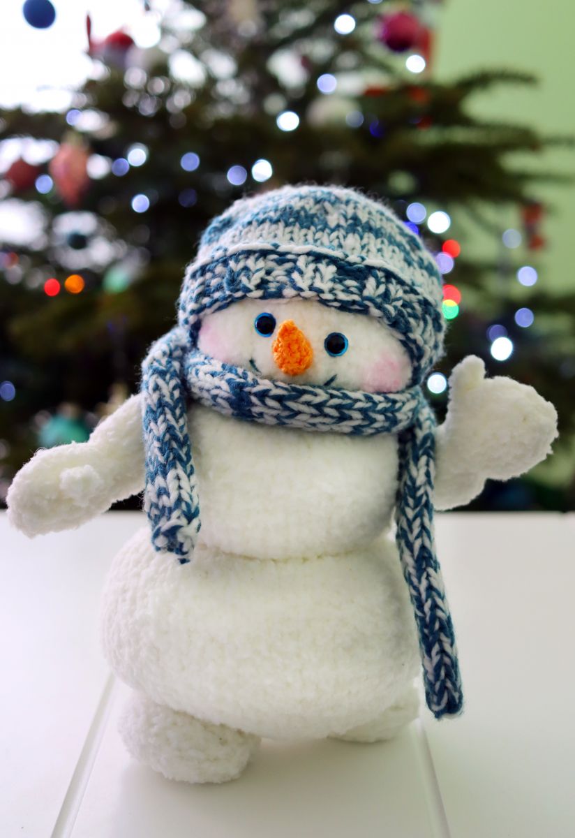 Blog content image for 'Snowman knit pattern'