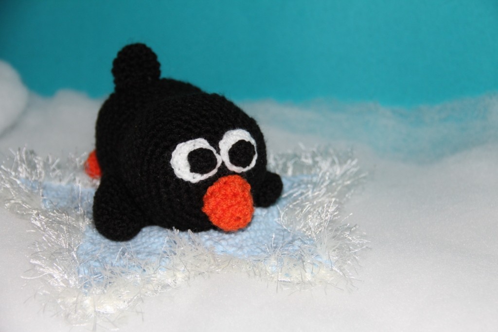 Blog-Inhaltsbild für 'Kostenlose Häkelanleitung - Kleiner Pinguin und sein Kuschelstern'