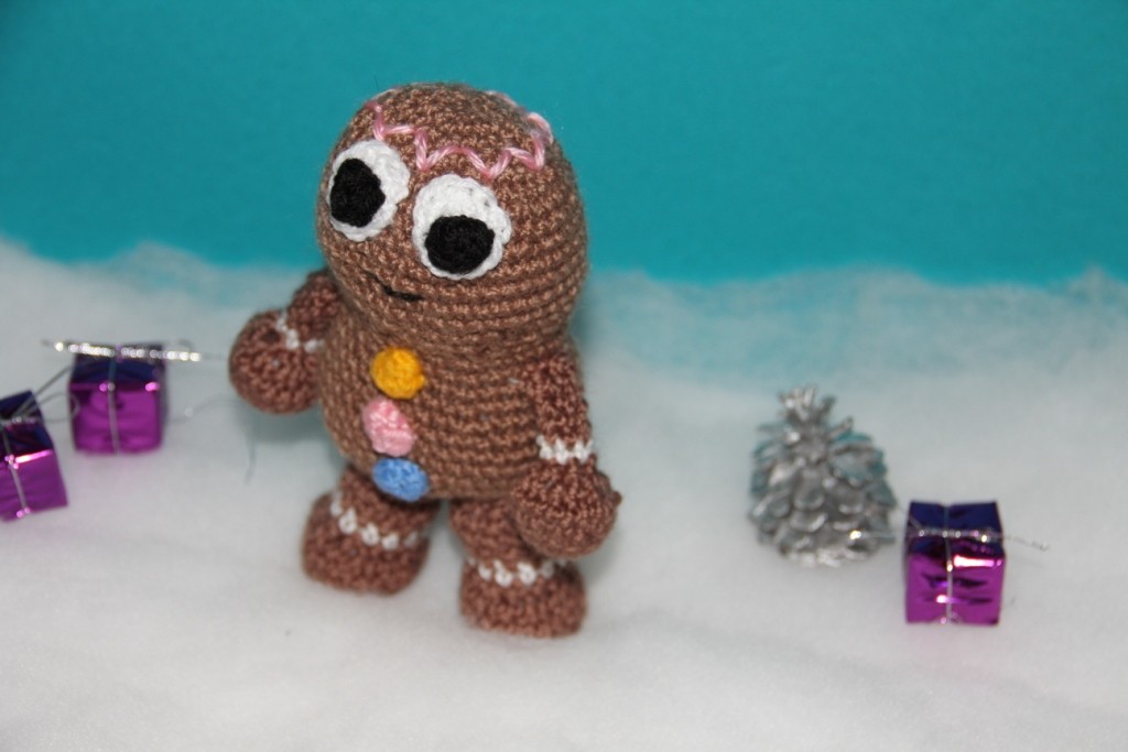 Blog-Inhaltsbild für 'Kostenlose Häkelanleitung - Lebkuchenmännchen'