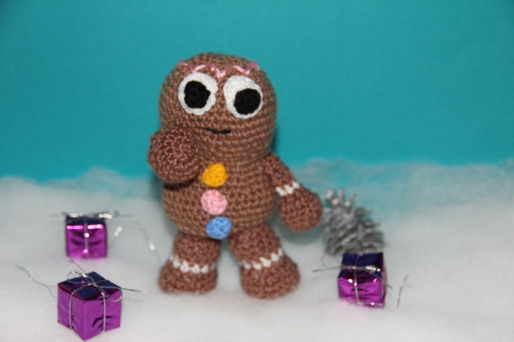 Blog-Inhaltsbild für 'Kostenlose Häkelanleitung - Lebkuchenmännchen'