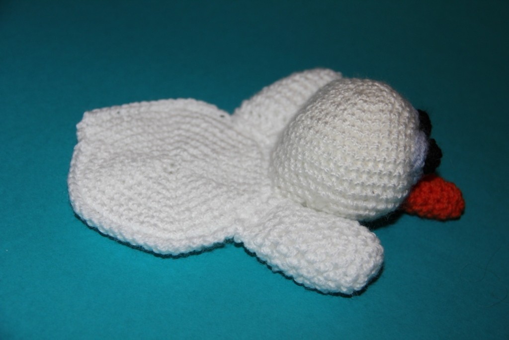 Blog-Inhaltsbild für 'Kostenlose Häkelanleitung - Geschenkidee - Kleiner Schneemann als Untersetzer'