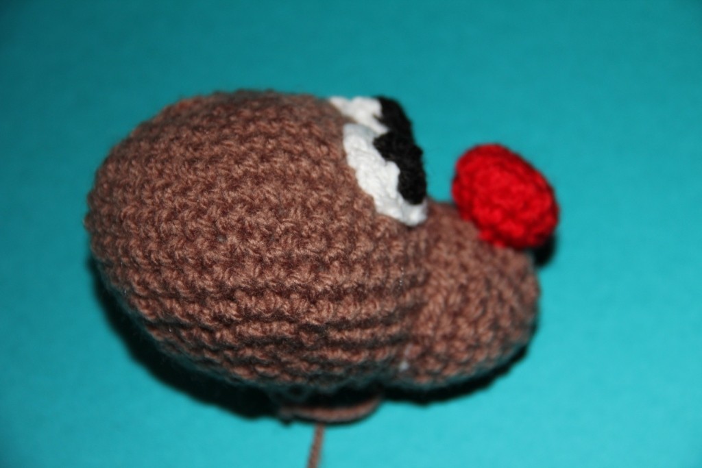 Blog-Inhaltsbild für 'Kostenlose Häkelanleitung - Geschenkidee - Kleines Rentier als Untersetzer'