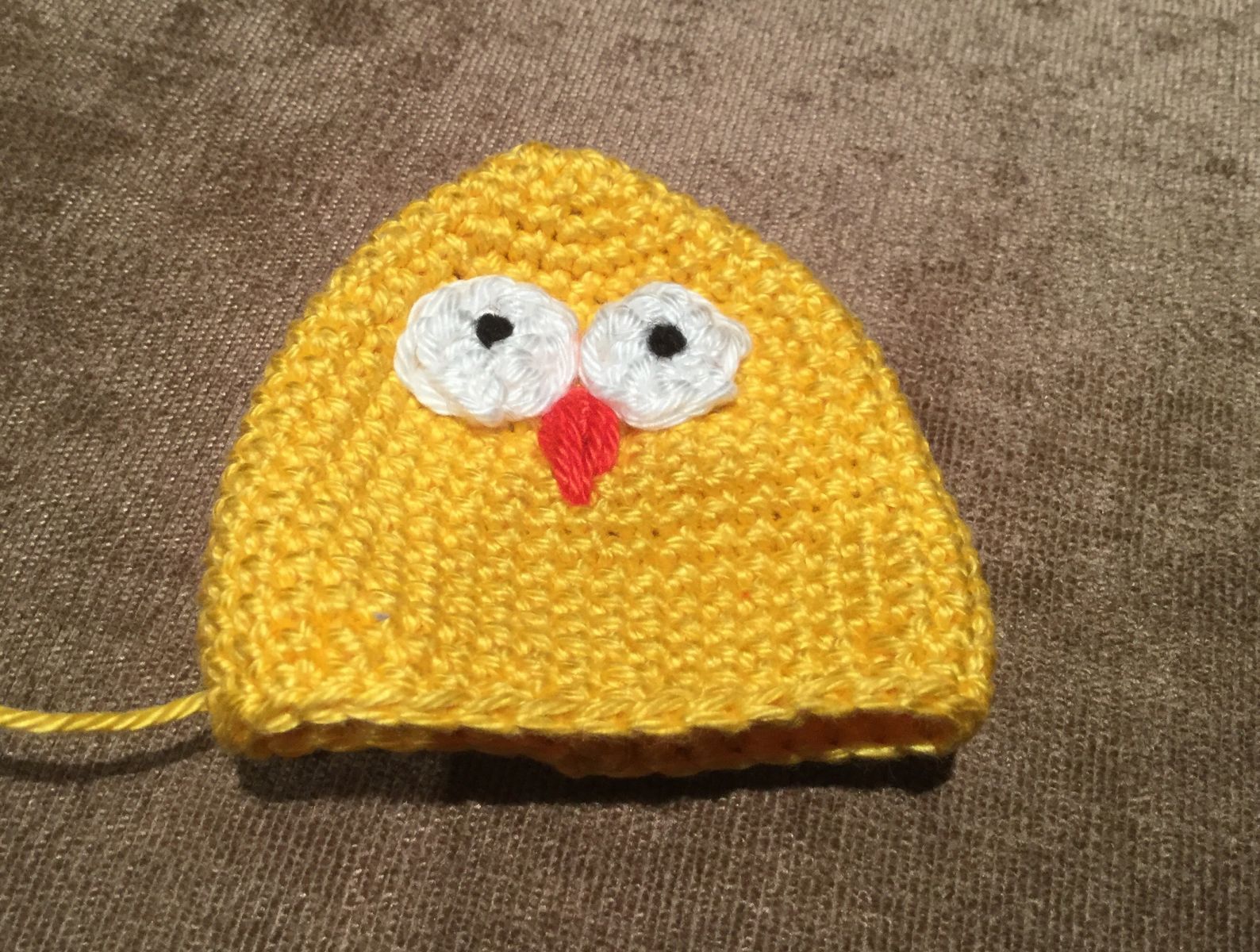 Blog-Inhaltsbild für 'kostenlose Häkelanleitung Wendeküken „Pieps“'