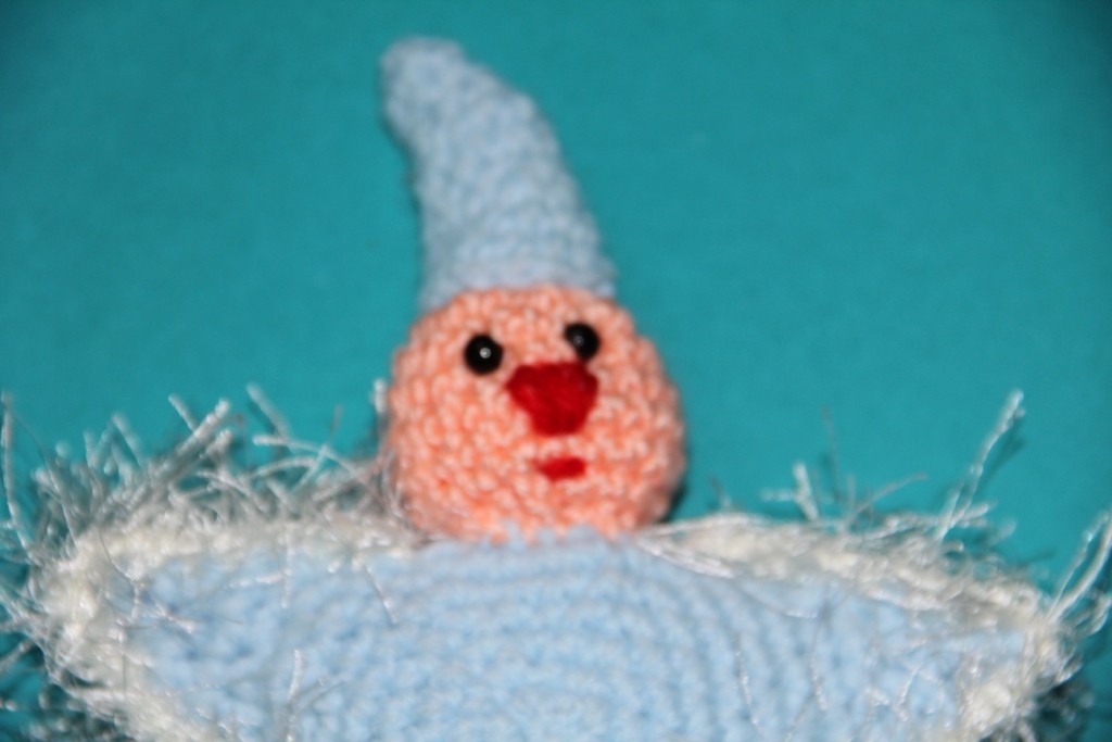 Blog-Inhaltsbild für 'Kostenlose Häkelanleitung - Kleine Schneeflocke - Deko Weihnachtsanhänger'