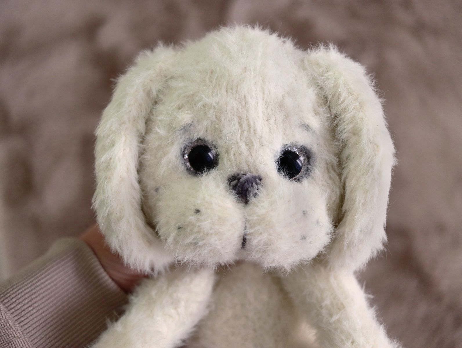 Blog-Inhaltsbild für 'Strickanleitung: Flauschiger Hund'