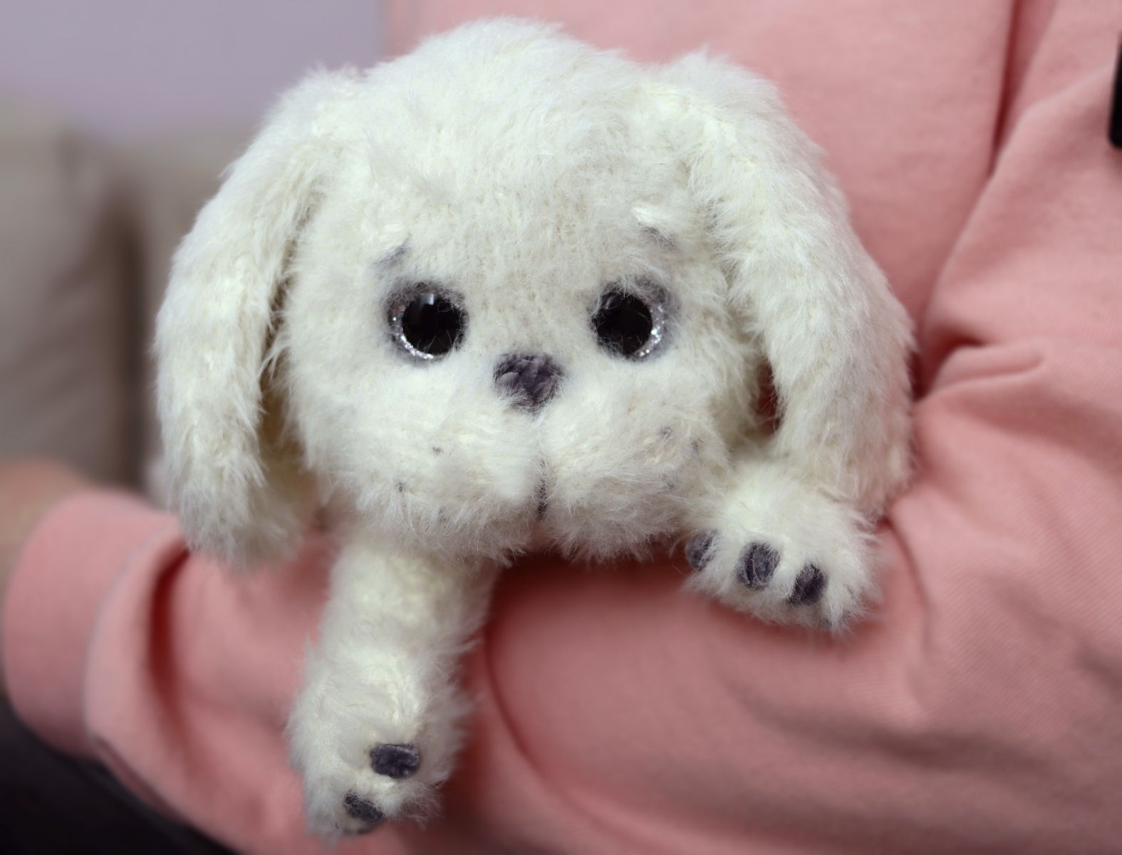 Blog-Inhaltsbild für 'Strickanleitung: Flauschiger Hund'