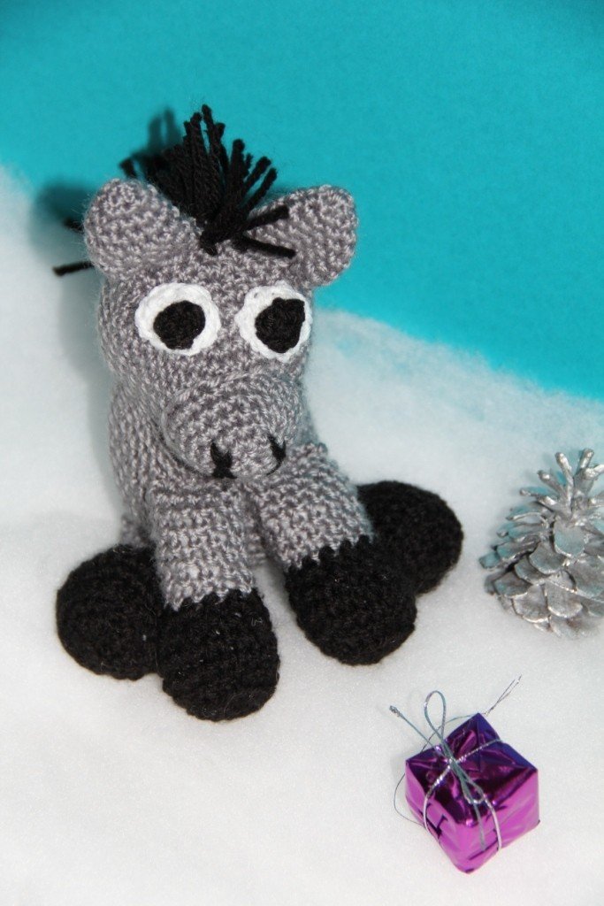 Blog-Inhaltsbild für 'Kostenlose Häkelanleitung - Kleiner Esel'