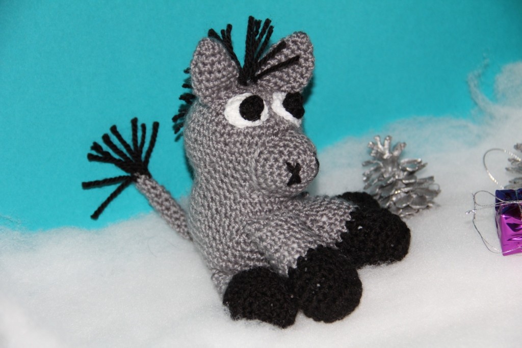 Blog-Inhaltsbild für 'Kostenlose Häkelanleitung - Kleiner Esel'