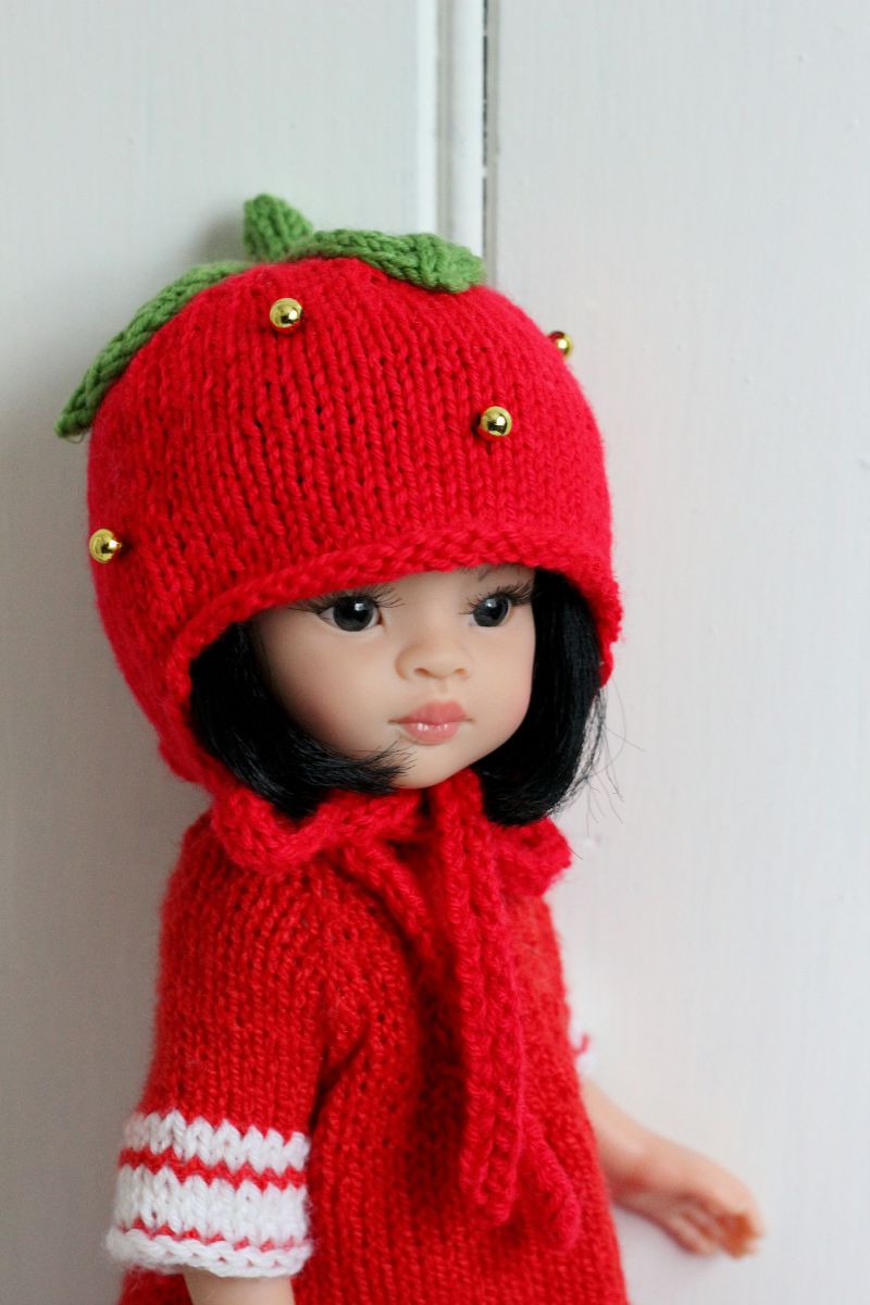 Blog-Inhaltsbild für 'Kostenlose Strickanleitung für Puppenmütze und Handschuhe'