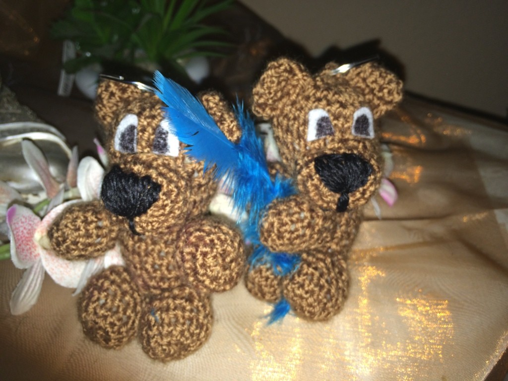 Blog-Inhaltsbild für 'Kostenlose Häkelanleitung -  Kleines Bärchen - Schlüsselanhänger - Taschenbaumler'