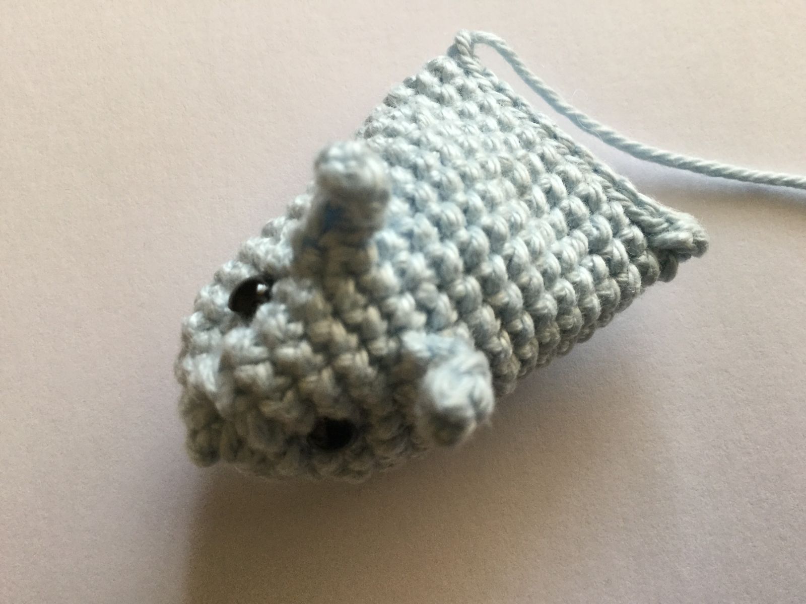 Blog-Inhaltsbild für 'Kostenlose Häkelanleitung Taschenbaumler Schnecke'