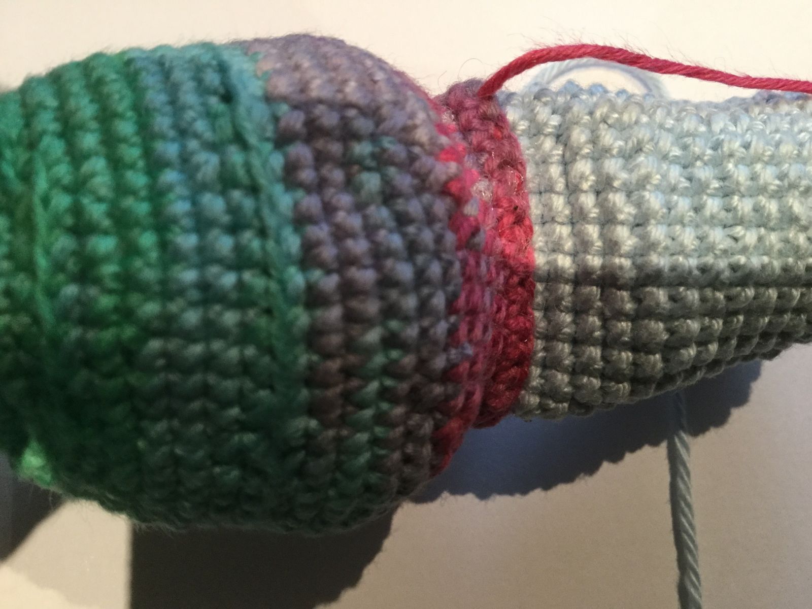 Blog-Inhaltsbild für 'Kostenlose Häkelanleitung Taschenbaumler Schnecke'