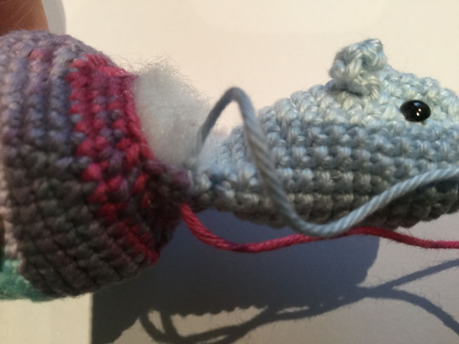 Blog-Inhaltsbild für 'Kostenlose Häkelanleitung Taschenbaumler Schnecke'