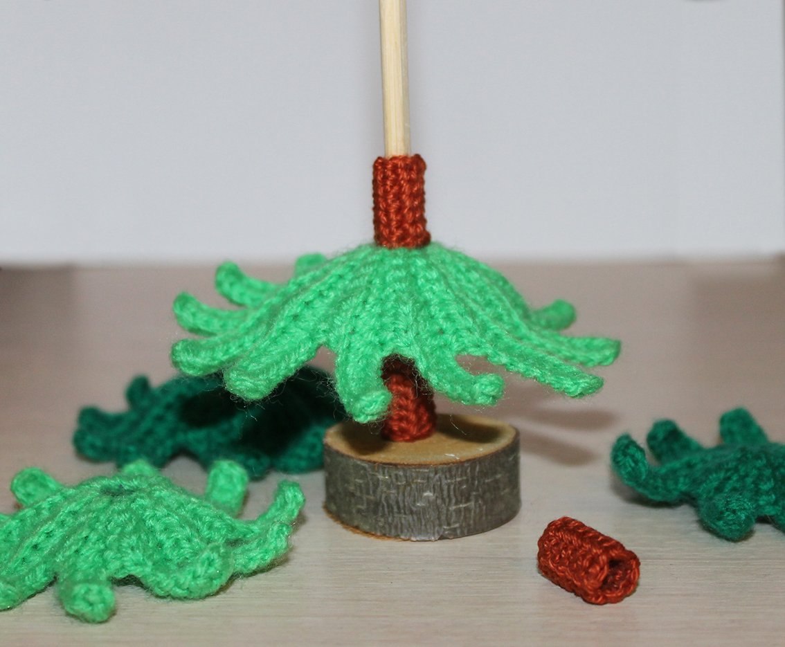 Blog-Inhaltsbild für 'Schnell gehäkelte Tanne'