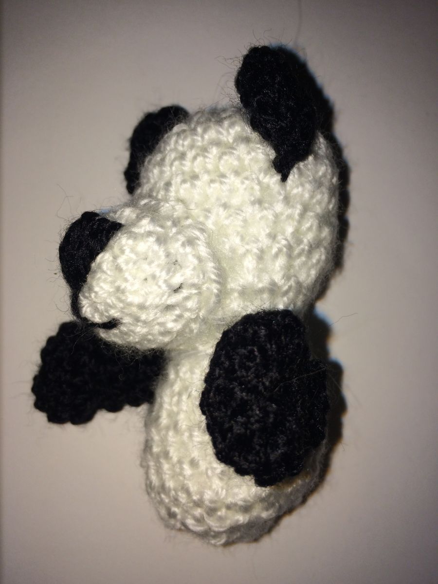 Blog-Inhaltsbild für 'Kostenlose Häkelanleitung - Kleines Pandabärchen - Schlüsselanhänger - Taschenbaumler'