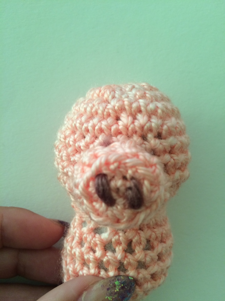 Blog-Inhaltsbild für 'Kostenlose Häkelanleitung - Kleines Schweinchen - Schlüsselanhänger/Taschenbaumler'